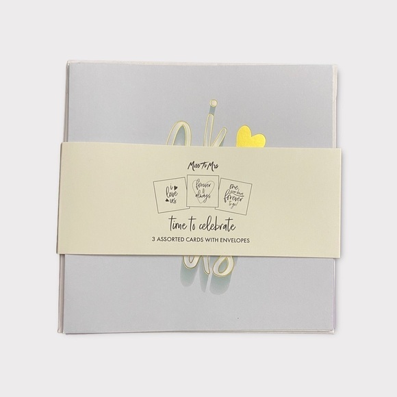 𝅺ROMANTIC Anniversary Card Set - Picture 2 of 4